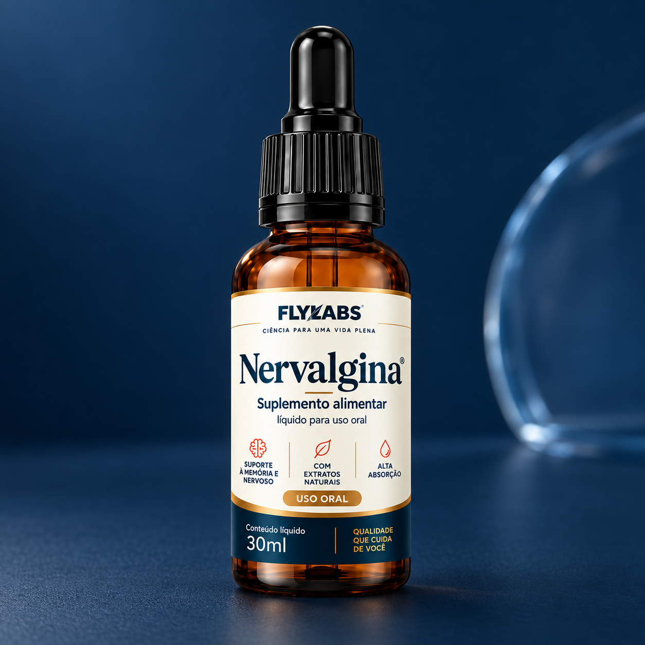 Detalhe da embalagem NERVALGINA de 30 ml